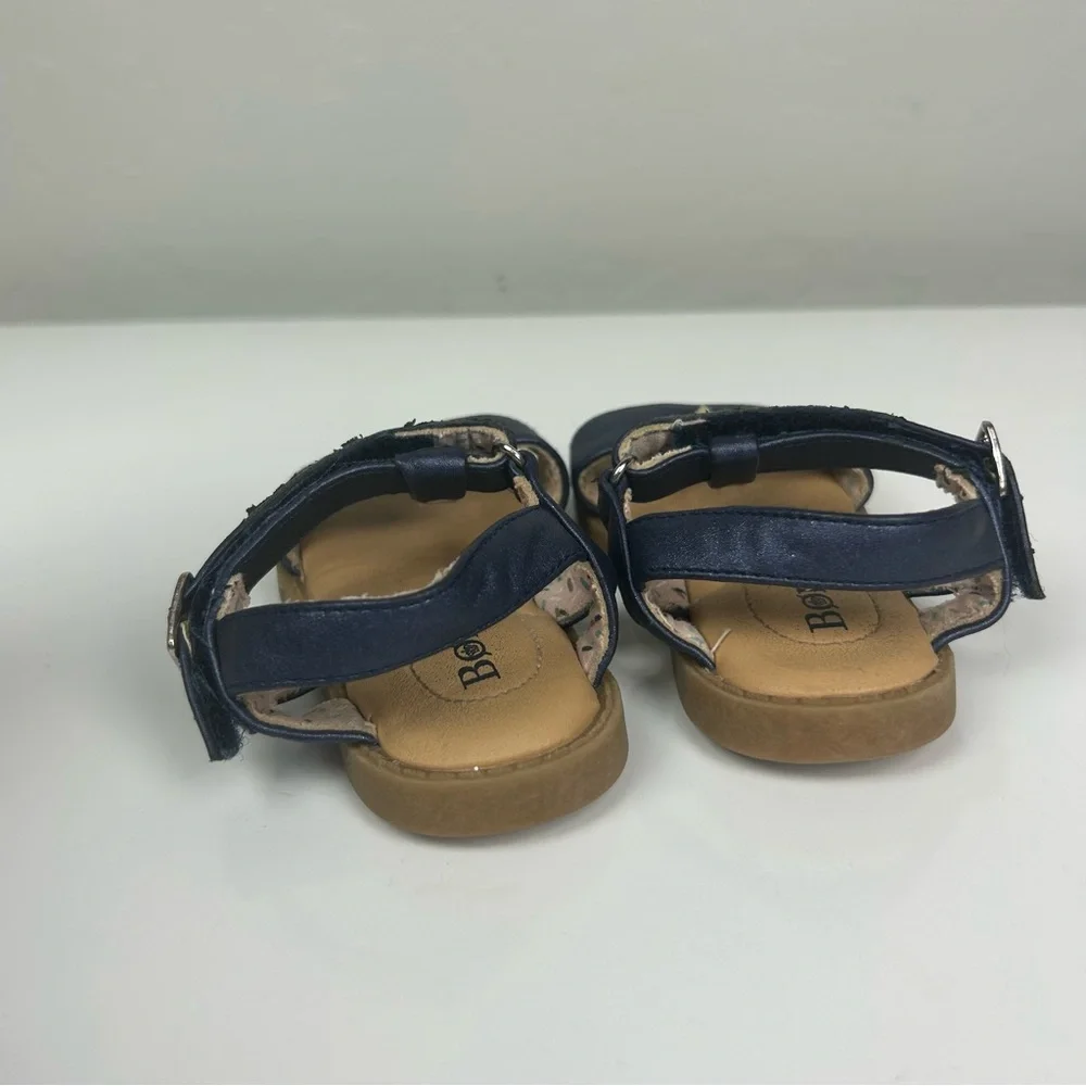Born Sprinkles navy blue T sandal with ice cream cone toddler size 6 - Picture 11 of 16